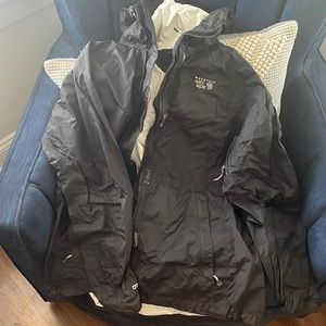 Mountain Hardware Black Rain Jacket